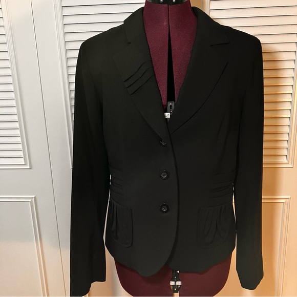 Irene Van Ryb Black Blazer Excellent Condition size 42 Medium - Picture 11 of 15